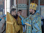 В канун Недели 4-й по Пятидесятнице епископ Россошанский и Острогожский Дионисий совершил всенощное бдение в Свято-Ильинском кафедральном соборе г. Россоши
