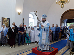 В праздник Успения Пресвятой Богородицы глава Россошанской епархии совершил Божественную литургию в Успенском храме села Старая Калитва