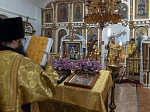 Правящий Архиерей совершил Литургию в Георгиевском храме села Терновое Острогожского района