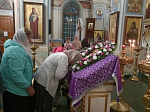 В Свято‑Тихоновском соборном храме города Острогожска совершен чин Воздвижения Креста Господня