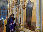 Правящий Архиерей возглавил торжественное богослужение в Тихоновском соборном храме города Острогожска и освятил новонаписанные фрески
