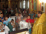 Молебное пение «на начало учения» в Михайловском храме Острогожска