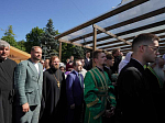В день памяти преподобного Сергия Радонежского епископ Дионисий сослужил Предстоятелю Русской Православной Церкви за Литургией в Троице-Сергиевой лавре