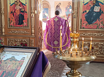 В храмах сельских приходов благочиния отпраздновали Воздвижение Креста Господня
