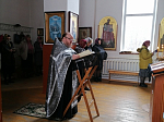 В Четверток Великого канона в Троицком храме совершили чтение Великого канона