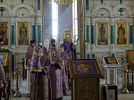 В четверг Страстной седмицы Архипастырь совершил Литургию в Свято-Ильинском кафедральном соборе города Россоши