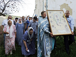Пребывание образа Сицилийской-Дивногорской иконы Божией Матери на приходе Спасского храма села Ближняя Полубянка Острогожского района