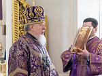Правящий Архиерей возглавил богослужение в Спасо-Преображенском Толшевском женском монастыре