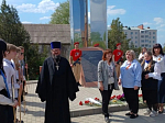Священнослужители Россошанского благочиния приняли участие в митингах ко Дню Великой Победы