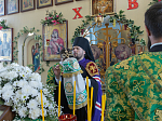 В праздник Святой Троицы Правящий Архиерей совершил Литургию в Свято-Троицком храме г. Россоши