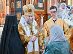 Епископ Россошанский и Острогожский Дионисий принял участие в соборном богослужении Архипастырей в Благовещенском кафедральном соборе города Воронежа