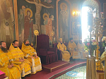 Епископ Дионисий совершил Божественную литургию в Свято-Троицком соборе Серафимо-Дивеевского монастыря с. Дивеево Нижегородской области