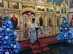 В праздник Рождества Христова в Тихоновском соборном храме города Острогожска совершили Божественную литургию
