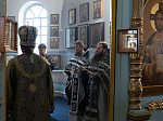 В среду 2-й седмицы Великого поста епископ Дионисий совершил Литургию Преждеосвященных Даров в Казанском храме пгт. Каменка