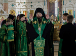 Глава Россошанской епархии возглавил служение молебна святым Петру и Февронии Муромским в Свято-Ильинском кафедральном соборе г. Россошь