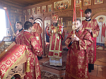 Архиерейское богослужение в Белогорской обители в Светлый Четверг