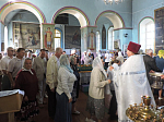 В храме Спаса Нерукотворного села Ближняя Полубянка отметили престольный праздник соборным богослужением клириков благочиния