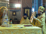 В день памяти апостола Андрея Первозванного епископ Дионисий возглавил богослужение в Свято-Ильинском кафедральном соборе города Россошь