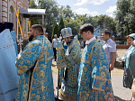 Епископ Дионисий 21 июля, в день празднования Казанской иконы Божией Матери, совершил Божественную литургию в Казанском храме пгт Каменка, центре Каменского благочиния