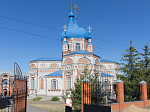 Епископ Дионисий 21 июля, в день празднования Казанской иконы Божией Матери, совершил Божественную литургию в Казанском храме пгт Каменка, центре Каменского благочиния