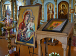 В Казанском храме поселка Каменка встретили чудотворную икону Божией Матери «Оршанская»