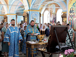 Жители Калачеевского района встретили казачий крестный ход с чтимым образом Божией Матери «Избавительница от бед» (Ташлинская)