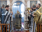 В среду 3-й седмицы Великого поста епископ Дионисий совершил Литургию Преждеосвященных Даров в храме иконы Божией Матери «Казанская» с. Новотолучеево