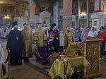 В Неделю 11-ю по Пятидесятнице епископ Дионисий возглавил воскресное богослужение в Свято-Ильинском кафедральном соборе города Россошь