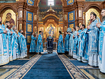 Митрополит Воронежский и Лискинский Сергий возглавил богослужение в день престольного праздника кафедрального собора Воронежской епархии