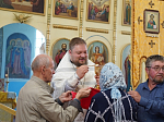 В храме Вознесения Господня села Дальняя Полубянка Острогожского района молитвенно отметили престольный праздник