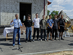 Архипастырь совершил освящение новосооруженных колоколов, куполов и крестов для строящегося храма в селе Лизиновка Россошанского района