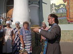 В канун праздника Успения Пресвятой Богородицы  в Свято-Тихоновский соборный храм прибыл ковчег с частицей мощей святителя Митрофана Воронежского