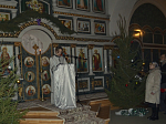 В Казанском храме города Павловск молитвенно встретили Рождество Христово
