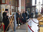 Епископ Россошанский и Острогожский Андрей молился за утренним постовым богослужением