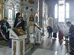 Преосвященнейший епископ Дионисий совершил в Свято-Ильинском кафедральном соборе города Россоши последнюю в этом году Литургию Преждеосвященных Даров