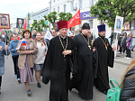 Духовенство благочиния приняло участие в традиционном шествии «Бессмертного полка»