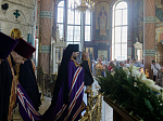 В преддверии престольного праздника Правящий Архиерей совершил всенощное бдение в Свято-Ильинском кафедральном соборе города Россоши