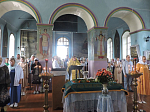 В Спасском храме села Ближняя Полубянка Острогожского района совершена Литургия и молебен о учащих и учащихся