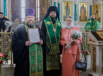 Глава Россошанской епархии возглавил служение молебна святым Петру и Февронии Муромским в Свято-Ильинском кафедральном соборе г. Россошь