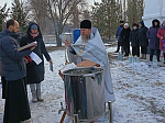 Прихожане Покровского храма сл. Шапошниковка встретили Святое Богоявление