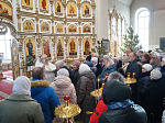 Праздничное богослужение и чин Великого освящения воды на приходах села Верхний Мамон и Дерезовка