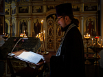 Во вторник первой седмицы Великого поста Преосвященнейший епископ Дионисий совершил повечерие с чтением Великого канона прп. Андрея Критского в Тихоновском соборном храме города Острогожска