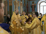 Преосвященнейший Дионисий, епископ Россошанский и Острогожский, сослужил Главе митрополии за богослужением в Успенском семинарском храме г. Воронежа.