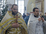 Епископ Россошанский и Острогожский Дионисий возглавил праздничное богослужение в храме святого мученика Иоанна Воина города Богучара