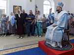 В праздник Успения Пресвятой Богородицы глава Россошанской епархии совершил Божественную литургию в Успенском храме села Старая Калитва