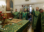 Преосвященнейший Дионисий, епископ Россошанский и Острогожский, возглавил торжества в честь 150-летия храма-колокольни Александра Невского города Россошь