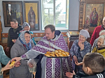 Праздничное богослужение в Преображенском храме села Заболотовка