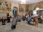 Прихожане воинского храма Сретения Господня города Острогожска поклонились чудотворной иконе Божией Матери «Оршанская»