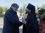 Преосвященнейший епископ Дионисий совершил Божественную литургию в Георгиевском храме села Манино Калачеевского района