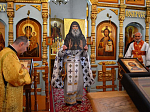 В храме Казанской иконы Божией Матери поселка Каменка состоялась Божественная литургия и передача в дар иконы преподобного Гавриила Самтаврийского